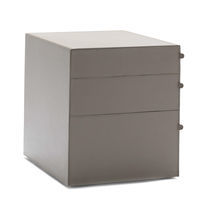 Caisson de bureau MDF / en fleur de bovin...