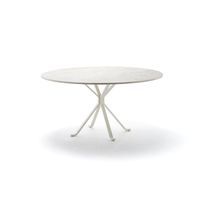 Table à manger contemporaine / en verre...