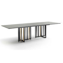 Table de conférence contemporaine / en acier...