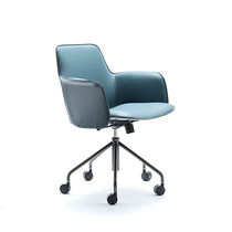 Chaise de bureau contemporaine / en cuir...