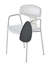Chaise contemporaine / en métal / à tablette...