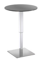 Table contemporaine / en métal / ronde /...