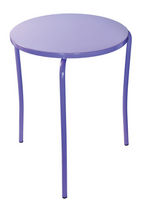 Table contemporaine / en métal / ronde /...