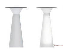 Table mange-debout contemporaine / en polymère...