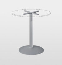 Pied de table en fonte / contemporain /...