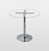 Pied de table en métal / contemporain /...