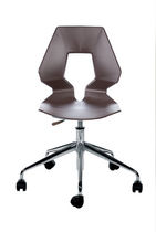 Chaise contemporaine / en polymère / avec...
