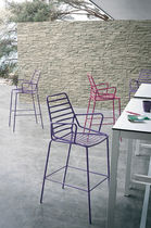 Chaise de bar contemporaine / en métal /...