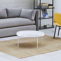 Table basse contemporaine / en acier / ronde...