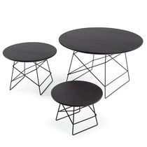 Table basse contemporaine / en chêne / avec...