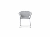 Chaise contemporaine / en tissu / avec piètement...