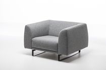 Fauteuil visiteur contemporain / en cuir...