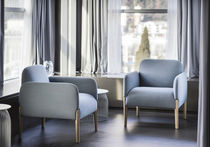 Fauteuil contemporain / en cuir / en tissu...