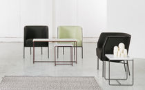 Table d'appoint contemporaine / en marbre...