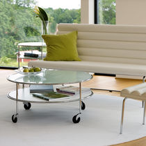 Table basse contemporaine / en verre / en...