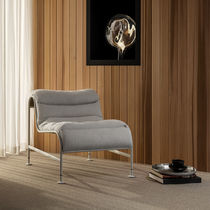 Fauteuil contemporain / en tissu / en acier...