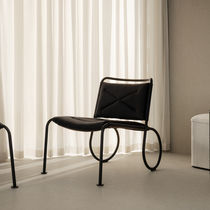 Chauffeuse contemporaine / en tissu / en...
