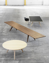 Table de réunion contemporaine / en placage...