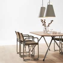 Chaise contemporaine / en tissu / en cuir...
