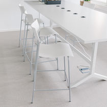 Chaise de bar contemporaine / en hêtre /...