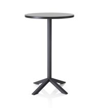 Table mange-debout contemporaine / en acier...