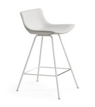 Chaise de bar contemporaine / tapissée /...