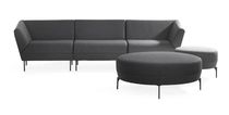 Ottoman contemporain / en tissu / d'intérieur