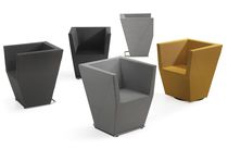 Fauteuil contemporain / en tissu / en cuir...
