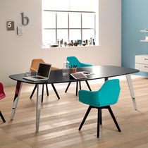 Table de réunion contemporaine / en placage...