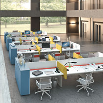 Séparateur de bureau sur bureau / en tissu...