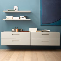 Buffet mural / contemporain / en bois /...