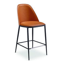 Chaise de bar contemporaine / en cuir /...