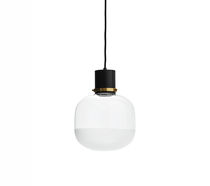 Suspension / en métal / en verre / contemporaine
