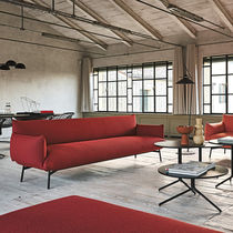 Canapé contemporain / marron / gris / beige