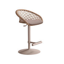 Chaise de bar contemporaine / en tissu /...