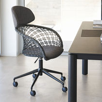 Chaise de bureau contemporaine / en tissu...