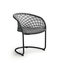 Chaise contemporaine / en cuir / en tissu...