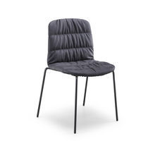 Chaise contemporaine / en cuir / en tissu...