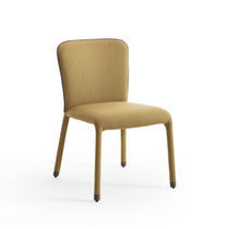 Chaise contemporaine / en tissu / avec piètement...