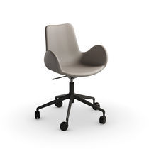 Chaise contemporaine / en cuir / en tissu...
