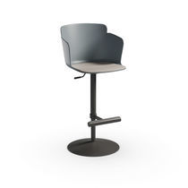 Chaise de bar contemporaine / en tissu /...