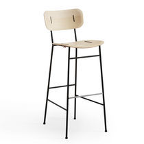 Chaise de bar contemporaine / en tissu /...