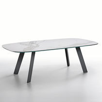 Table à manger contemporaine / en bois massif...