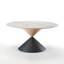 Table contemporaine / en bois / en céramique...
