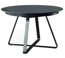 Table à manger contemporaine / en placage...