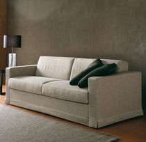 Canapé lit / contemporain / beige / noir