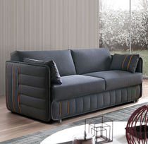 Canapé lit / contemporain / marron / anthracite