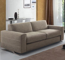Canapé lit / contemporain / gris / beige