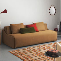 Canapé lit / contemporain / marron / en...