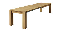 Table contemporaine / en bois / rectangulaire...